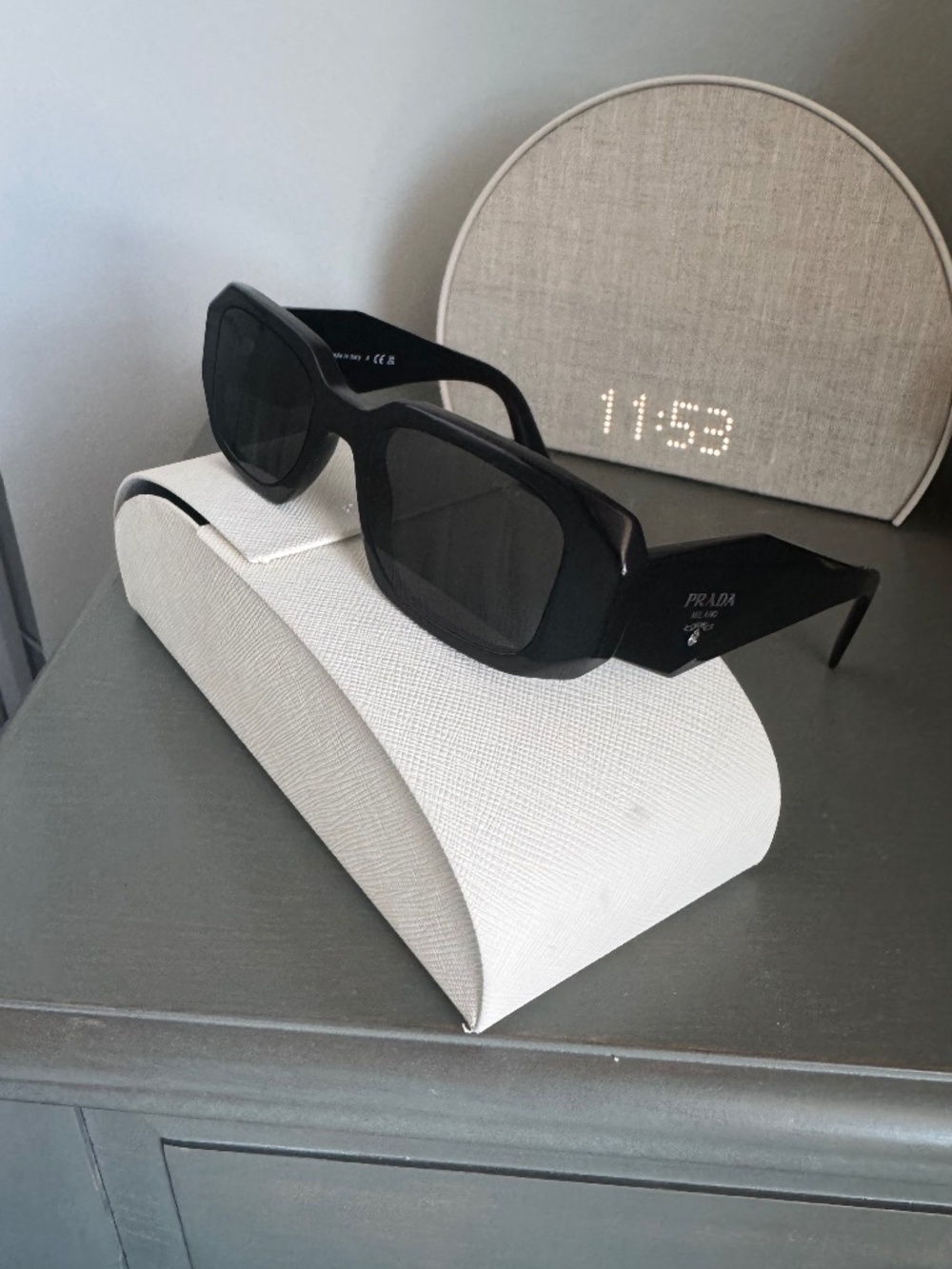 Prada Symbole Sunglasses in Black